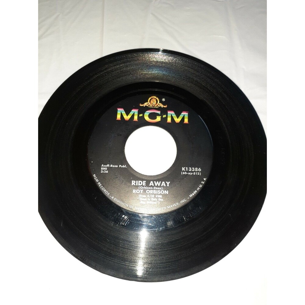 ROY ORBISON - Ride Away / Wondering 1965 7" Record US 45 rpm Single MGM
